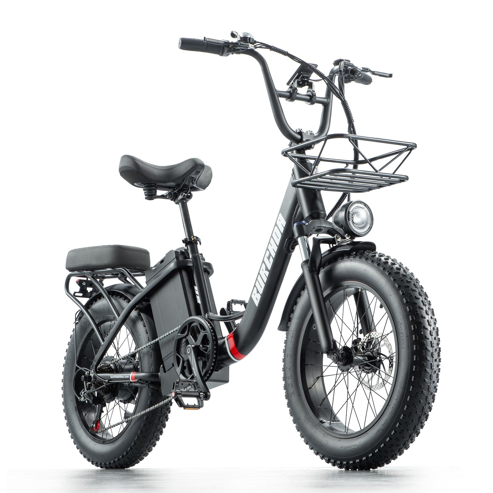 Burchda U8 Long Range Step-Thru Fat Tire eBike 48V